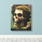 TOOTHY GRIN CANVAS PRINT (Insitu (Houten vloer))