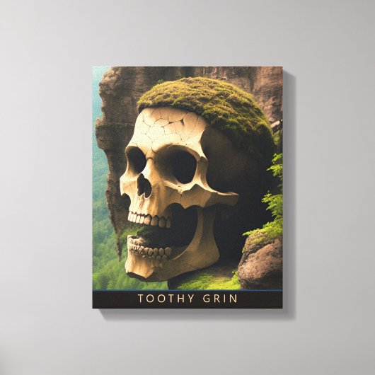 TOOTHY GRIN CANVAS PRINT (Voorkant)
