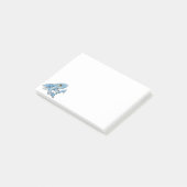 Toothy Grin Cartoon Shark Post-it® Notes (Schuin)