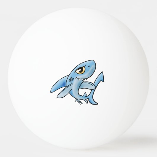Toothy Grin Shark Ping Pong Ball (Voorkant)