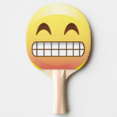 Toothy Grin Taunting Emoji Smile Face Paddle Tafeltennisbatje (Voorkant)
