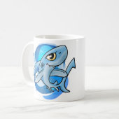 Toothy Grinning Shark Koffiemok (Voorkant links)