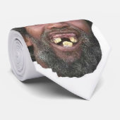 Toothy Man Stropdas! Stropdas (Opgerold)