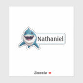 Toothy Shark ID Sticker (Vel)