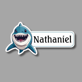 Toothy Shark ID Sticker