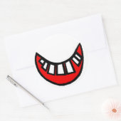 Toothy Smile Grote sticker (Envelop)