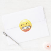 Toothy Smile Yellow Emoji Sticker (Envelop)