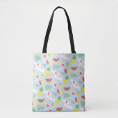 Tootie Fruity Dachshund Cutie Beach Bag Doxie Tote Bag (Voorkant)