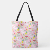 Tootie Fruity Dachshund Cutie Beach Bag Doxie Tote Bag (Achterkant)