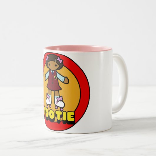 Tootie-Mok Tweekleurige Koffiemok (Voorkant rechts)