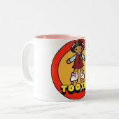 Tootie-Mok Tweekleurige Koffiemok (Voorkant links)
