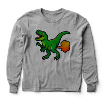 Tootin' T-Rex die hard lacht!