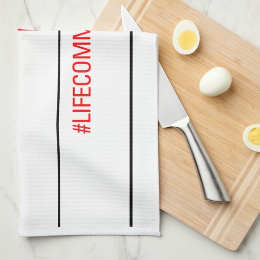 Tooting #LifeCommentaar Theedoek (Quarter Fold)