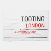 Tooting #LifeCommentaar Theedoek (Horizontaal)