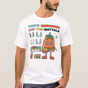 TOOTS AND THE MAYTALS BAND MERCH CARTOON GRAPPIG T-SHIRT