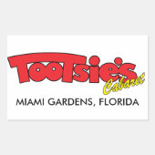 Tootsies Cabaret Rechthoekige Sticker (Voorkant)