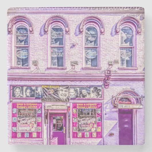 Tootsie's Orchid Lounge Stone Onderzetters (Voorkant)