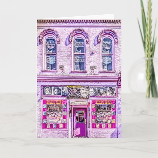 Tootsie's Orchid Lounge Wenskaart Kaart (Voorkant)