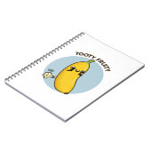 Tooty Fruitige Grappige Banaan Fruit Punt  Notitieboek (Linkerzijde)