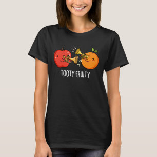 Tooty Fruity Fruit Musician Pun Dark BG T-shirt