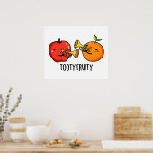 Tooty Fruity Fruit Musician Pun Poster (Keuken)