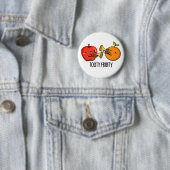 Tooty Fruity Fruit Musician Pun Ronde Button 5,7 Cm (In situ)