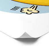 Tooty Fruity Funny Banana Fruit Pun Poster (Hoek)