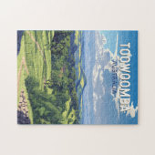 Toowoomba Australië Travel Art Vintage Legpuzzel (Horizontaal)