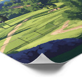 Toowoomba Australië Travel Art Vintage Poster (Hoek)