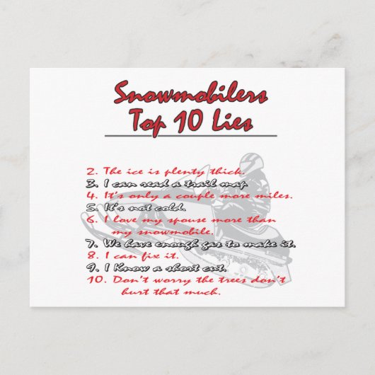 top-10-on-Black-png Briefkaart (Voorkant)
