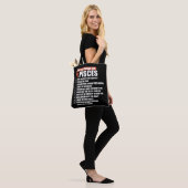 Top 10 Rules of Pisces zodiac gift horoscope Tote Bag (Op model)