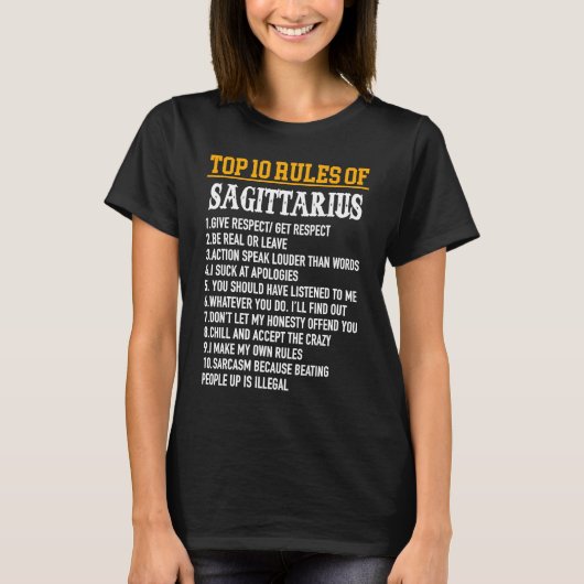 Top 10 Rules Sagittarius 22 december 21 (Voorkant)