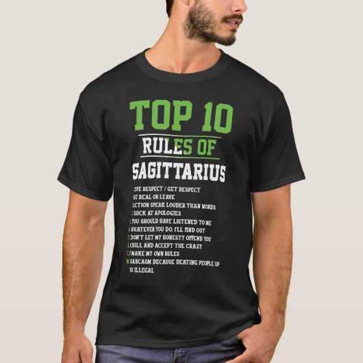 Top 10 van Sagittarius Birthday Horoscope (Voorkant)