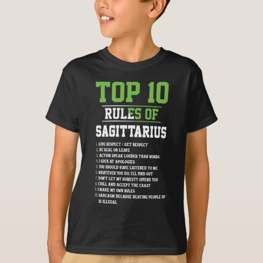 Top 10 van Sagittarius Birthday Horoscope (Voorkant)