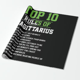 Top 10 van Sagittarius Birthday Horoscope Cadeaupapier