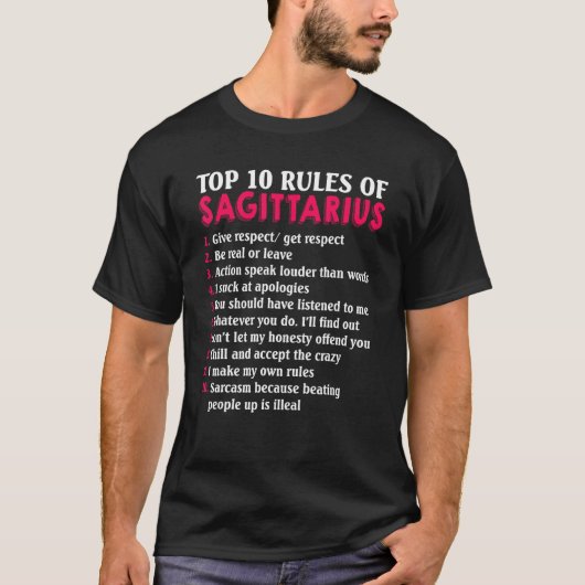 Top 10 van Sagittarius Zodiac Sign (Voorkant)