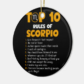 Top 10 van Scorpio Birthday Gifts Keramisch Ornament (Links)