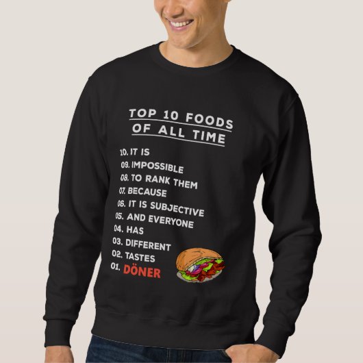 Top 10 voedselranglijst Döner Kebab (Voorkant)