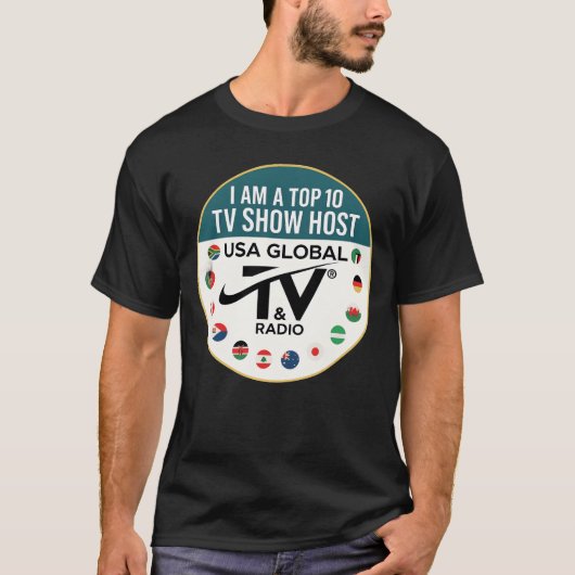Top 10V Showpresentator VSAGlobalV Radio grappig (Voorkant)