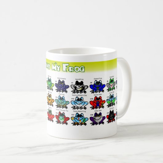 Top 30 van kikkers Mok (Voorkant rechts)