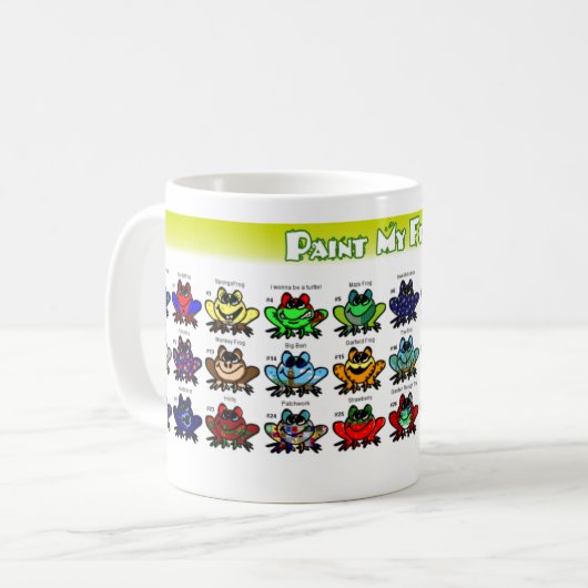 Top 30 van kikkers Mok (Voorkant links)