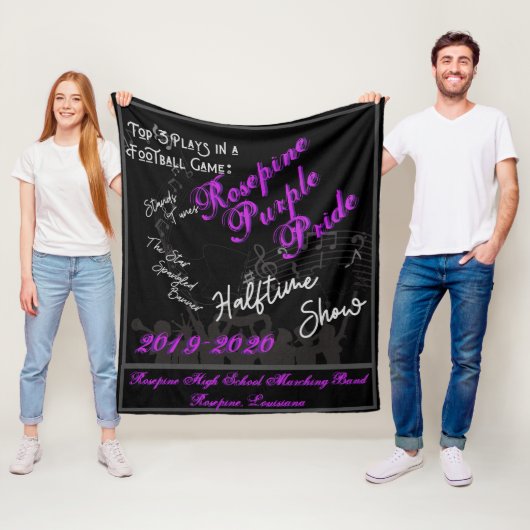 Top 3 speelt in een Football game-ventilator Fleece Deken (In situ)