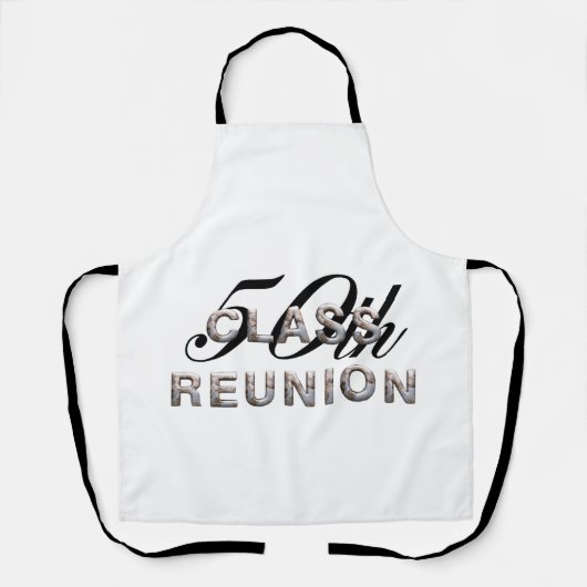 TOP 50th Class Reunion Apron Schort (Voorkant)