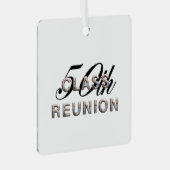 TOP 50th Class Reunion Metal Ornament (Voorkant Rechts)
