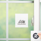TOP 50th Class Reunion Window Cling Raamsticker (Huis)