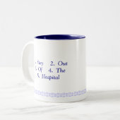 Top 5 van Waysto Vermijd een C-sectie Tweekleurige Koffiemok (Voorkant links)