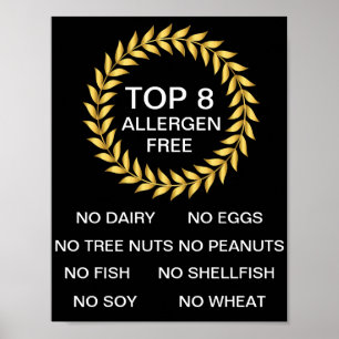 Top 8 Allgeenvrije restaurants Poster