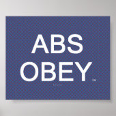 TOP Abs Obey Poster (Voorkant)
