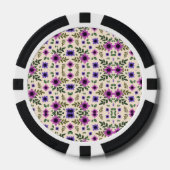 Top and bottom view of a poker chip  (Voorkant)