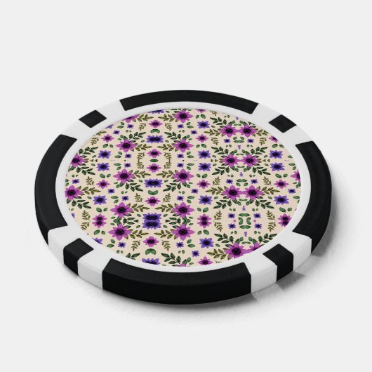 Top and bottom view of a poker chip  (Enkel)